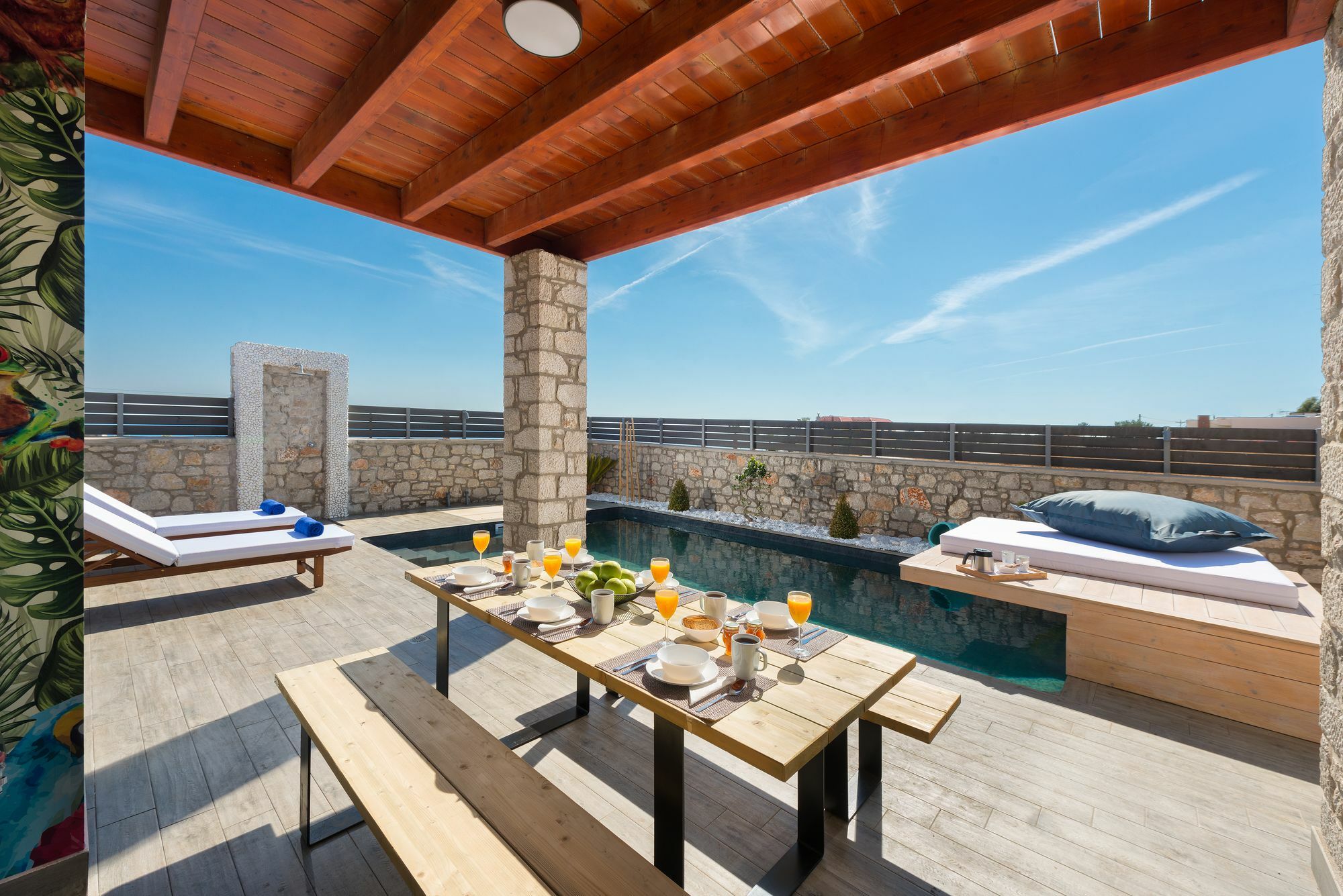 Southrock Villas Lakhania Esterno foto